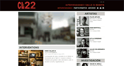 Desktop Screenshot of calle22.org
