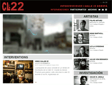 Tablet Screenshot of calle22.org